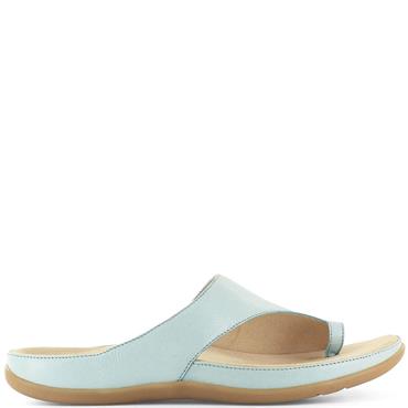STRIVE WOMENS TOE POST MULE SANDAL - SEAFOAM